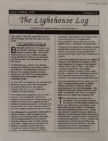 Lighthouse Log Fall 1999