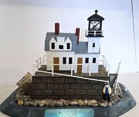 Rockland Breakwater Light Built 1888 model